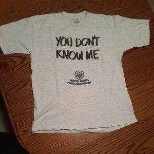 Vintage You Dont Know Me High Cotton T Shirt Size Large